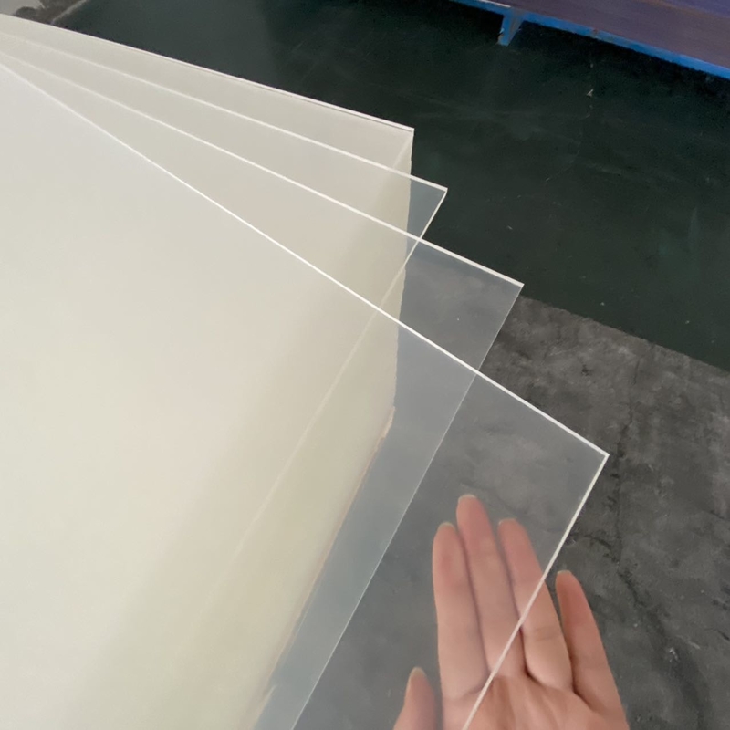 2mm 4mm 6mm مربع برش به اندازه Pmma Perspex شفاف ورق اکریلیک ریخته
