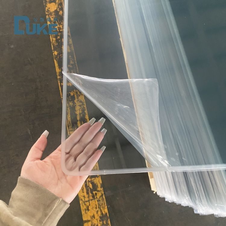 ورق اکریلیک فولادی 100٪ ویرجین میتسوبیشی MMA وضوح بالا 92٪ دقت آینه 10mm 2mm برش صفحه UV