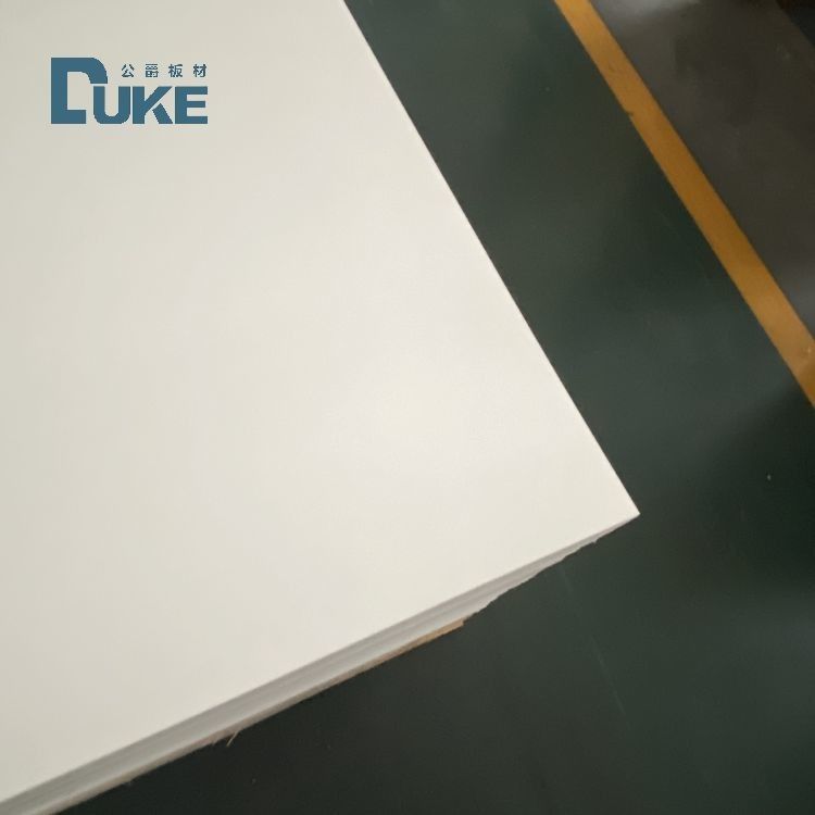 DUKE درجه بهداشتی ضد قالب 3mm حمام PMMA سفید سفارشی ورق آکریلیک ریخته شده PE 5mm 8mm سرویس برش سفارشی