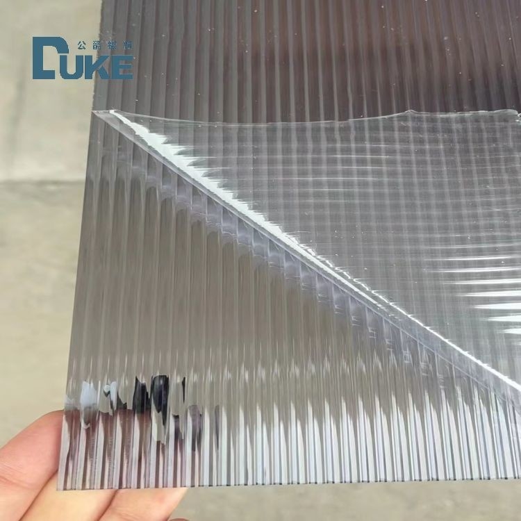 سنگ مقاوم به مواد شیمیایی با بافت شفاف و شکل V و ورق آکریلیک خطی در 6mm 10mm ضخامت و طراحی ماندگار
