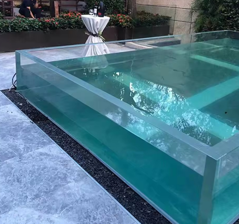 Custom Size High Quality Outdoor Infinity Pool Acrylic Wall Plastic Sheets for Home Commercial Use Cutting Processing Service