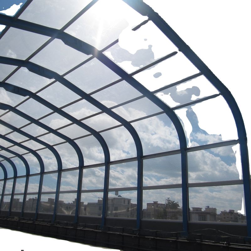 5mm-20mm ورژن MMA ورق آکریلیک ریخته شده پنل آکوستیک ضد آب و هوا برای حصار مانع صدا