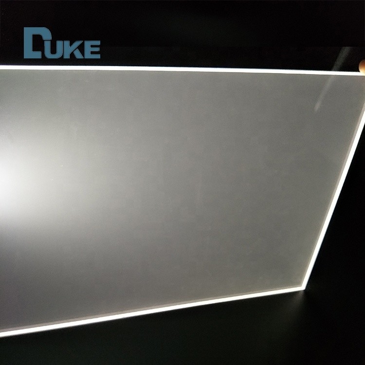 1.8mm 2mm 2.5mm برگهای اکریلیک روشن کناره LED نور راهنمای صفحه ضد اسید قلی