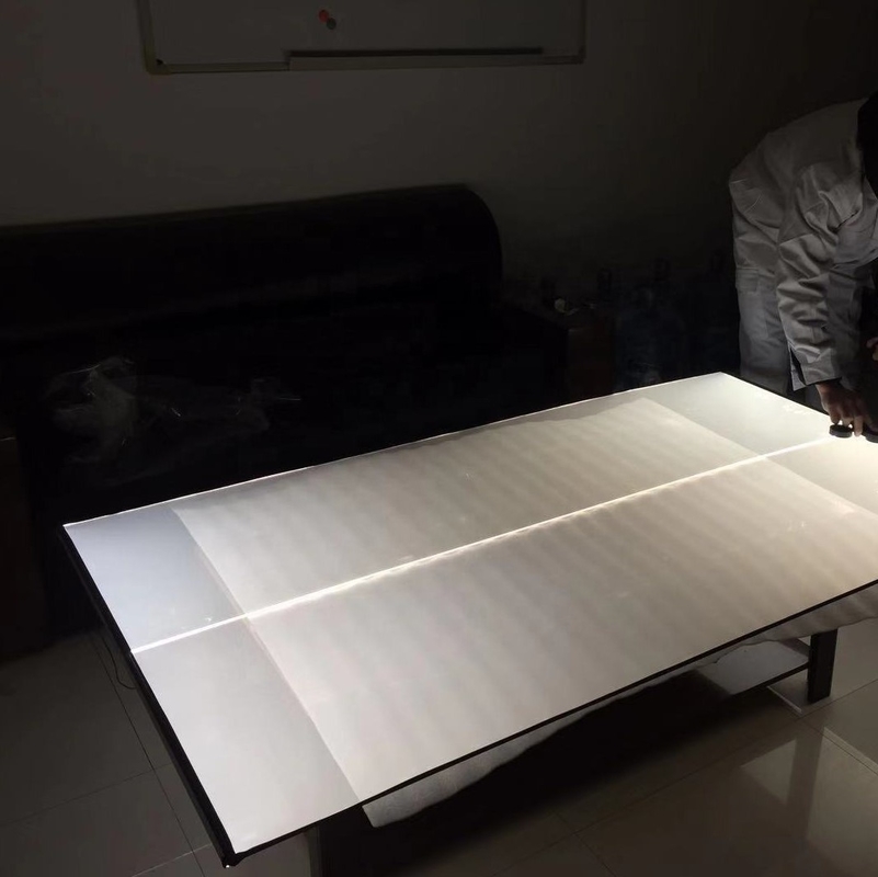 1.8mm 2mm 2.5mm برگهای اکریلیک روشن کناره LED نور راهنمای صفحه ضد اسید قلی