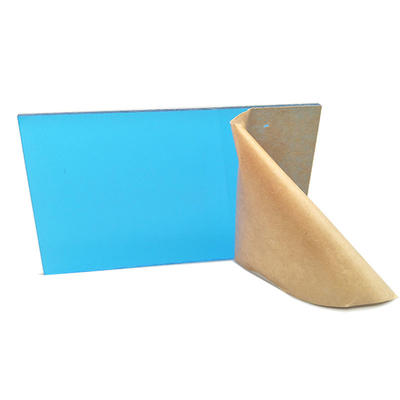 رنگ آبی 1220*2440mm شفاف شفاف ضد اشعه UV Acrylic Sheet Signage Material